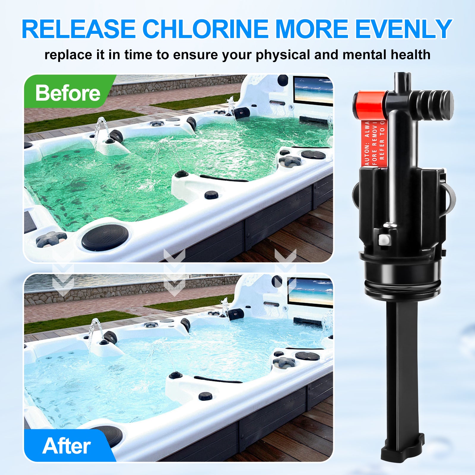 Replacement Salt Cartridge System Compatible with HotSpring & Caldera Spas, Pool & Spa Filter Cartridge Replacement