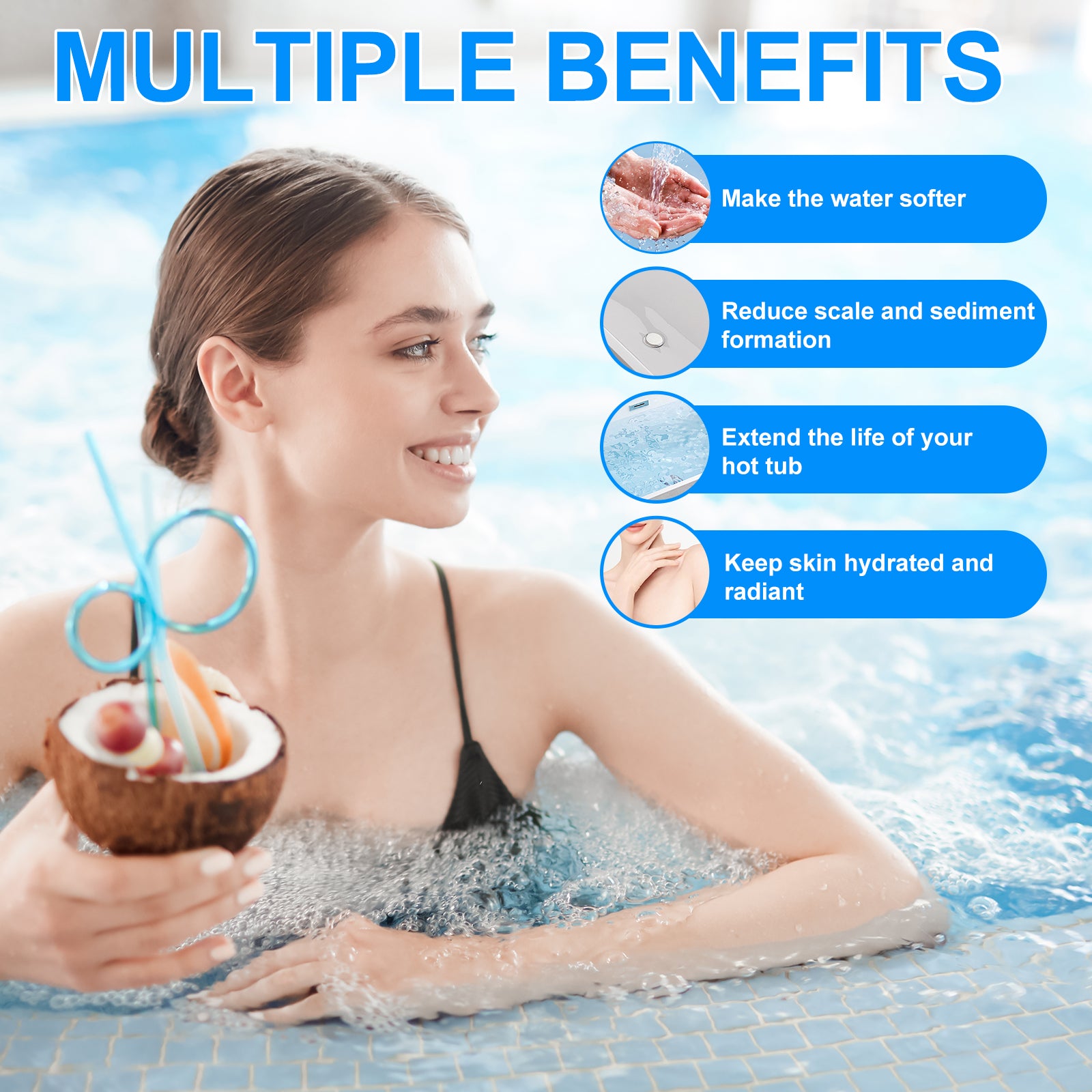 Replacement Salt Cartridge System Compatible with HotSpring & Caldera Spas, Pool & Spa Filter Cartridge Replacement