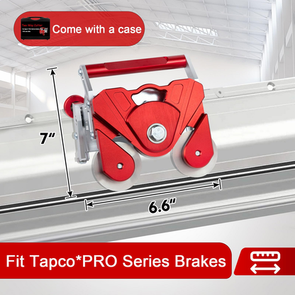 2 Way PRO Cutting-Off Tool with Case Compatible with Tapco PRO Series Brakes, Heavy-Duty Dual-Way Brake Cutter – Lightweight CNC Tool for Steel/Aluminum, w/Anvil Extensions
