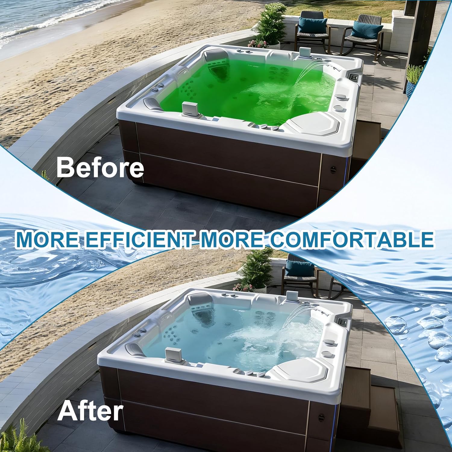 Salt Cell Replacement 76078 Compatible with Hot Spring Highlife and Limelight Spa 2009-Present, Gentle on Hair and Skin, Effortless Installation